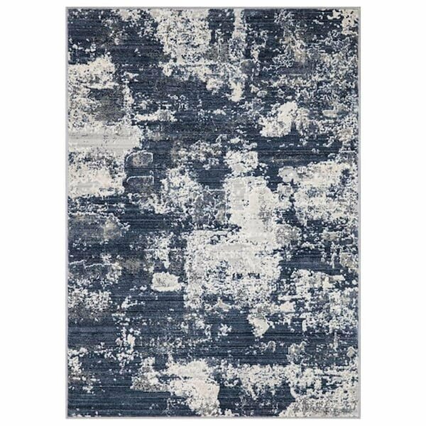 Esfera 5 x 7 ft. Soho Rectangle Area Rug - Navy ES2847536